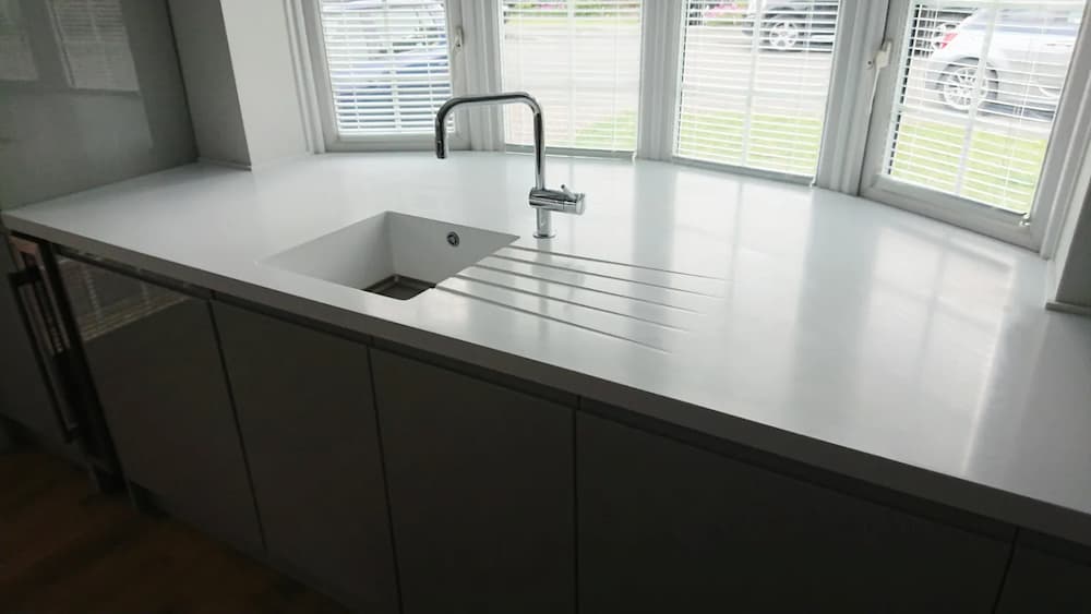 Example of Corian worktop for kitchen